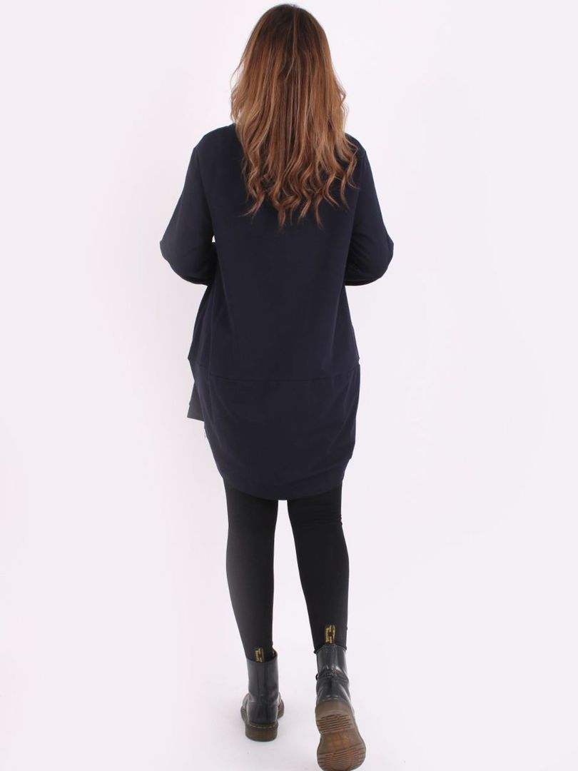 Harper Zip Sweater Navy image 4